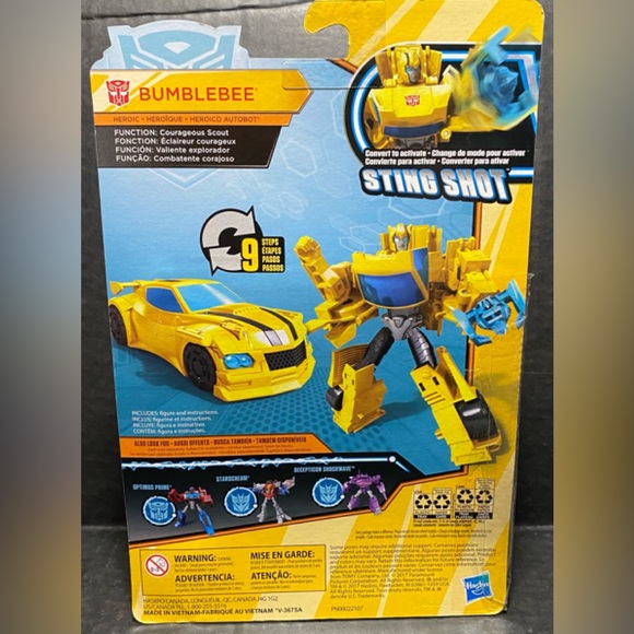 Transformers Cyberverse Sting Shot Bumble Bee Brand New Sealed Package - Picture 5 of 11